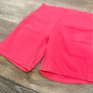 Lululemon Athletica Align High Waist Bright Pink Athletic Shorts